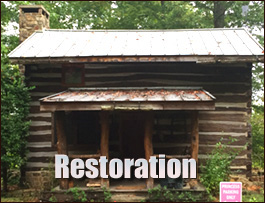 Historic Log Cabin Restoration  Bullock County, Alabama